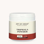 Art of Vedas Triphala Powder 250g - Ayurvedic Food Supplement for Digestive Health and Natural Cleansing