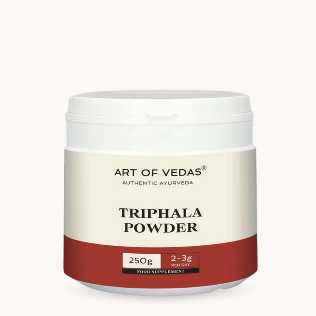 Art of Vedas Triphala Powder 250g - Ayurvedic Food Supplement for Digestive Health and Natural Cleansing
