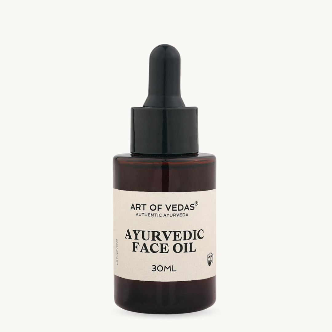 Art of Vedas Ayurvedic Face Oil 30ml - Authentic Ayurvedic Face Oil for Skin Nourishment, Glow and Anti-Aging