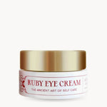 Art of Vedas Ruby Eye Cream with Kumkumadi and Saffron - Luxury Ayurvedic Under Eye Cream for Dark Circles and Fine Lines
