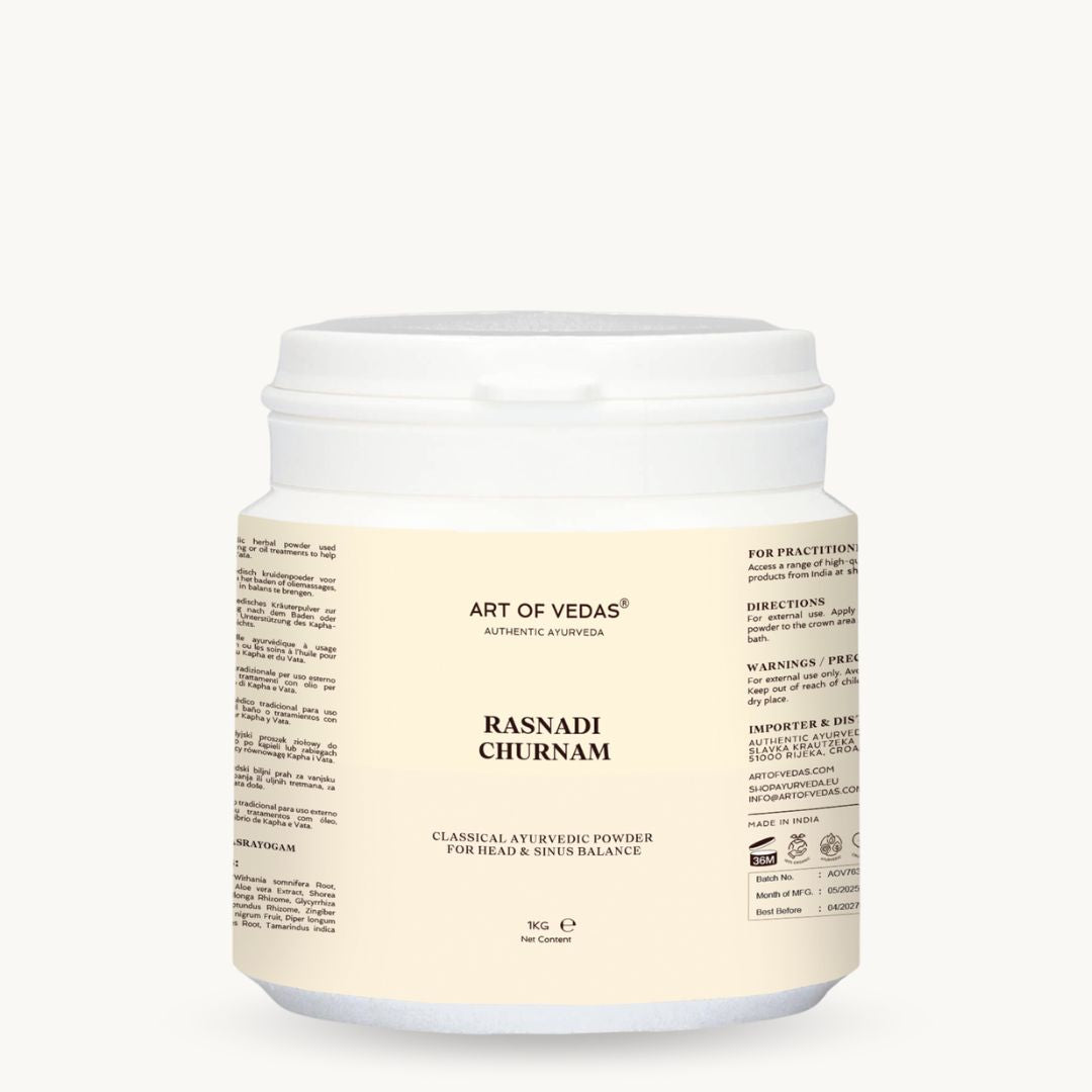 Art of Vedas Rasnadi Churnam 1kg - Classical Ayurvedic Powder for Head and Sinus Balance