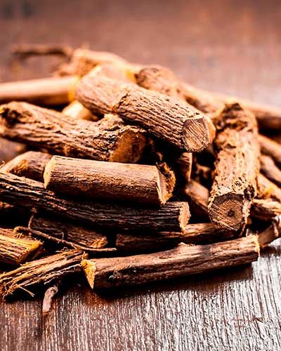 Mulethi (Licorice) root sticks - Ayurvedic health benefits of Yashtimadhu for digestive health and immunity as per Ayurveda by Art of Vedas