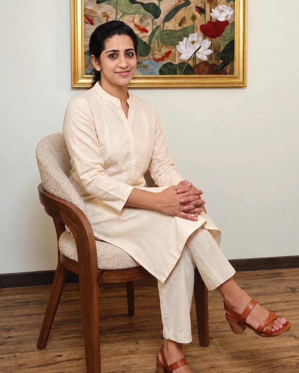 Dr. Anu Joy, ayurvedaekspert i teamet hos Art of Vedas