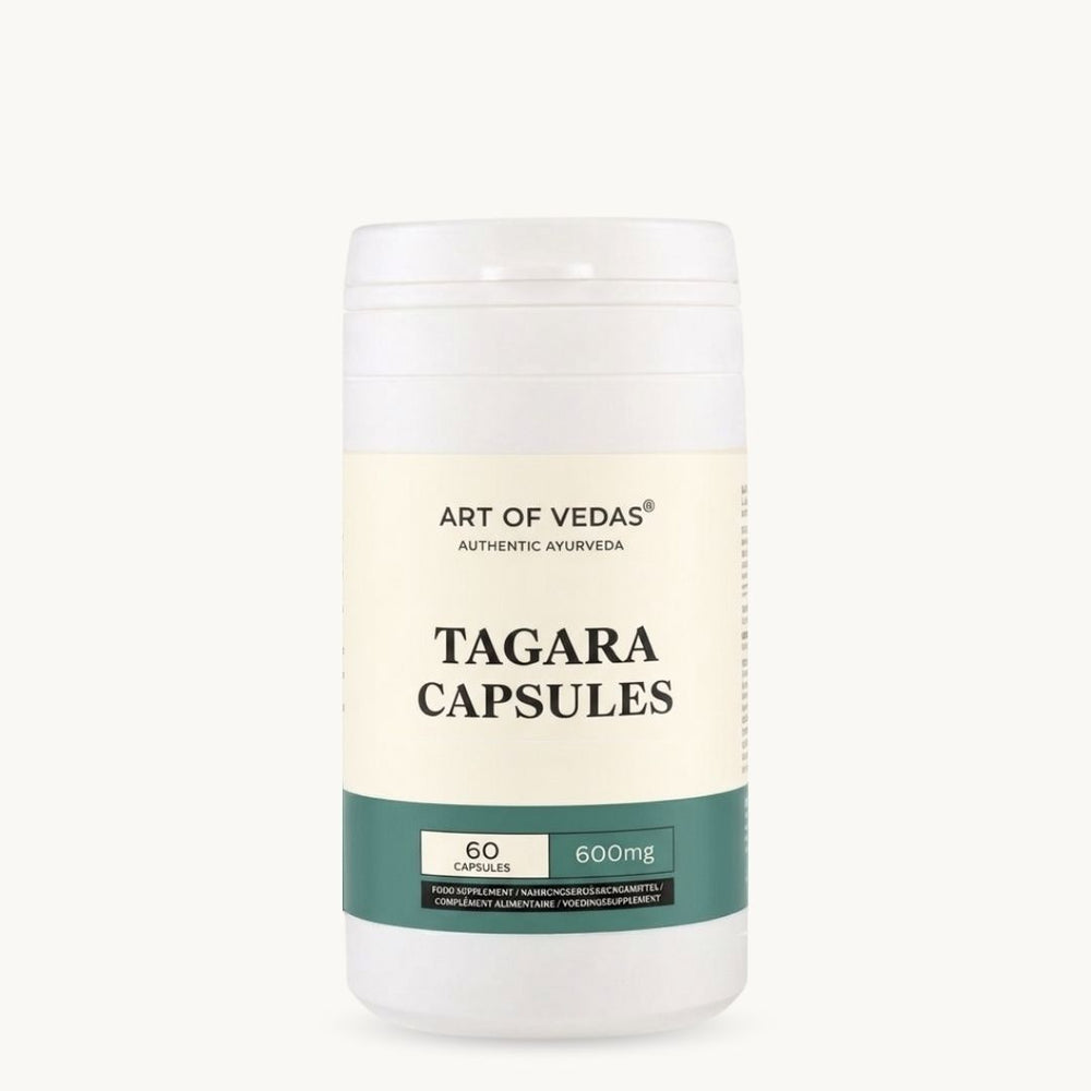 Art of Vedas, Tagara Capsules, ayurvedisk kosttilskud