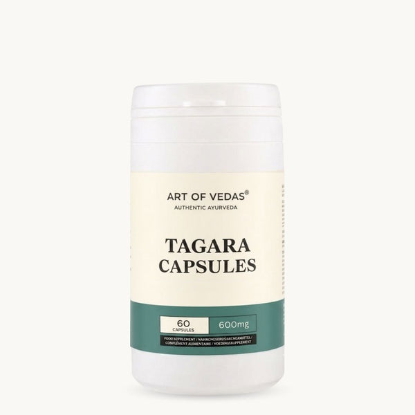 Art of Vedas, Tagara Capsules, ayurvedisk kosttilskud