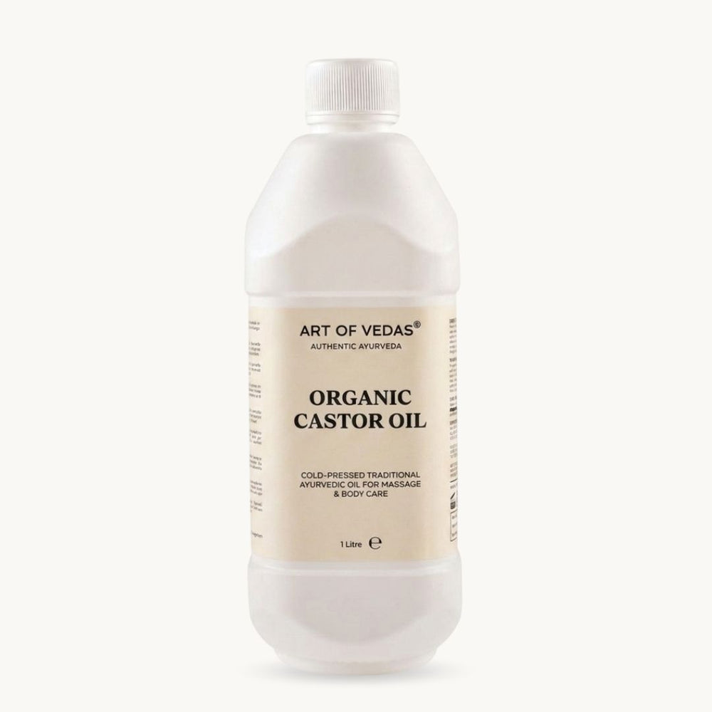 Art of Vedas, Økologisk Ricinusolie, 1 liter, klassisk ayurvedisk tilberedning