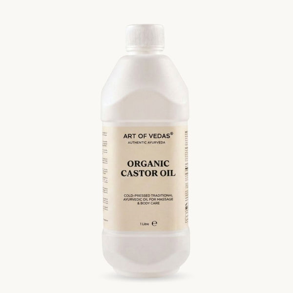 Art of Vedas, Økologisk Ricinusolie, 1 liter, klassisk ayurvedisk tilberedning